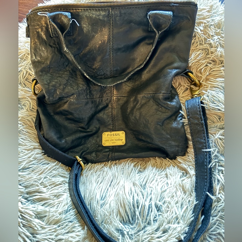 Black Fossil purse